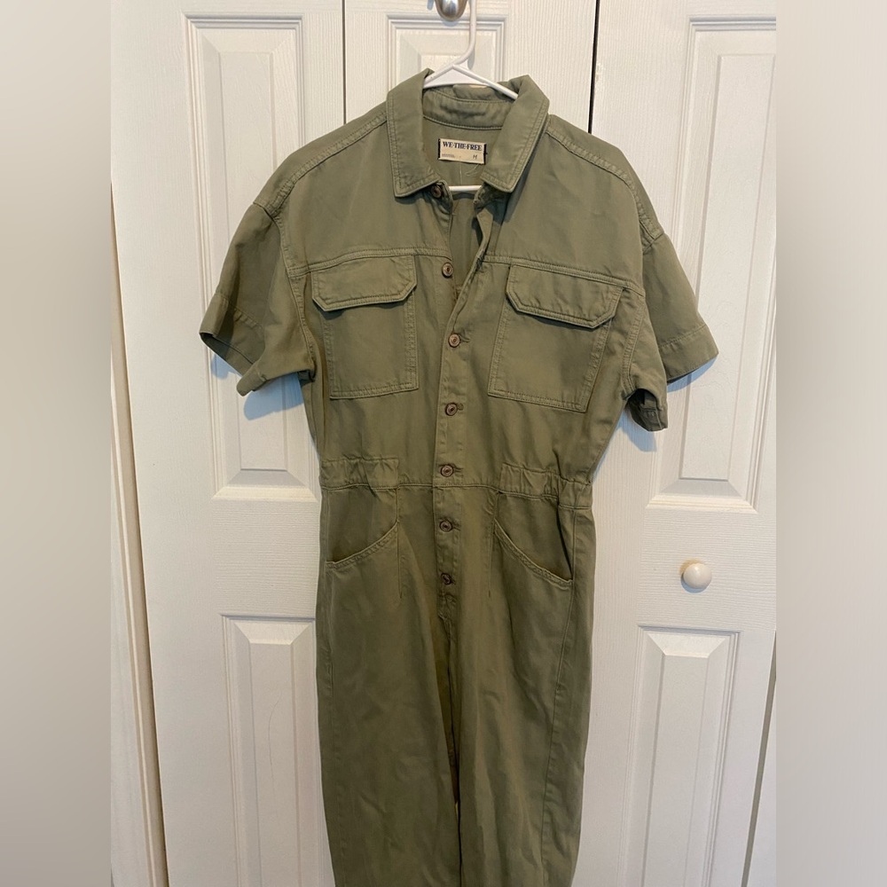 We The Free Free People Marci Short Sleeve Jumpsuit MEDIUM NWOT